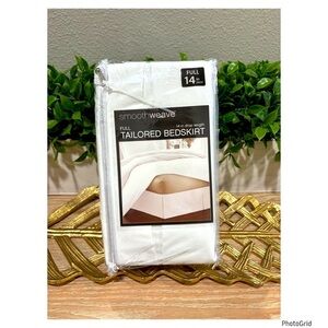 Smooth Weave FULL Tailored Bedskirt